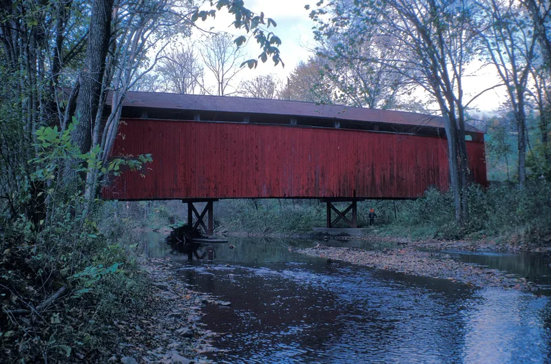 Bistline Covered Bridge, Blain, Pennsylvania