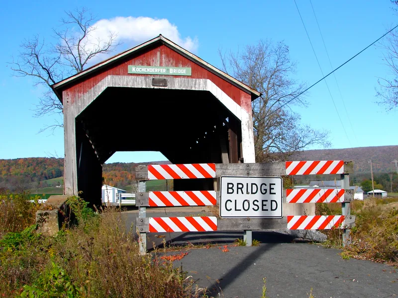 Kochendefer Covered Bridge, Saville, Pennsylvania