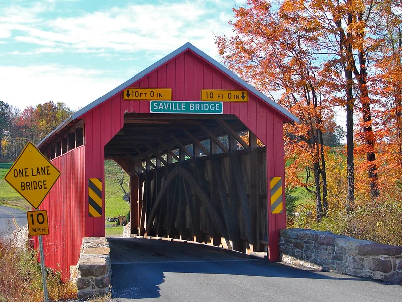 Saville Covered Bridge, Saville, Pennsylvania