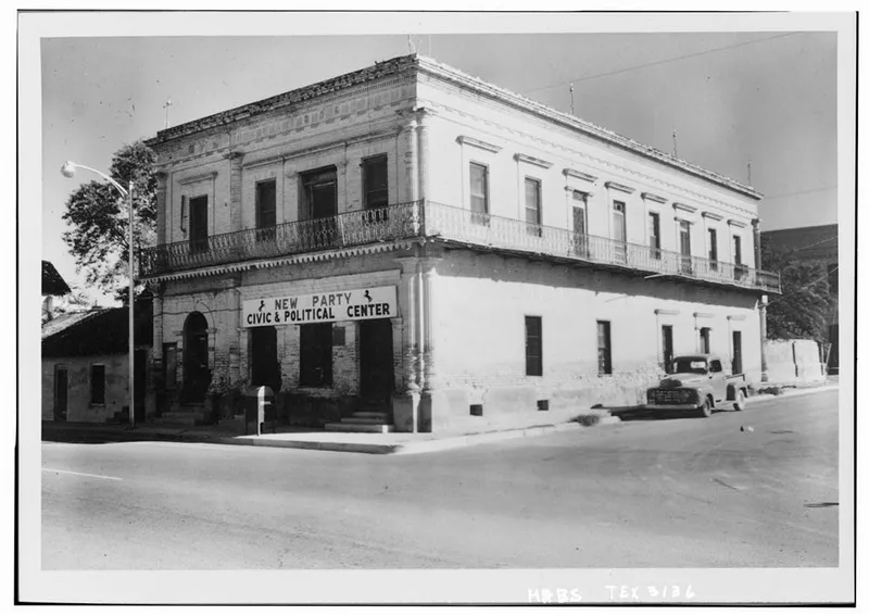 de la Pena, Silverio, Drugstore and Post Office, Rio Grande City, Texas