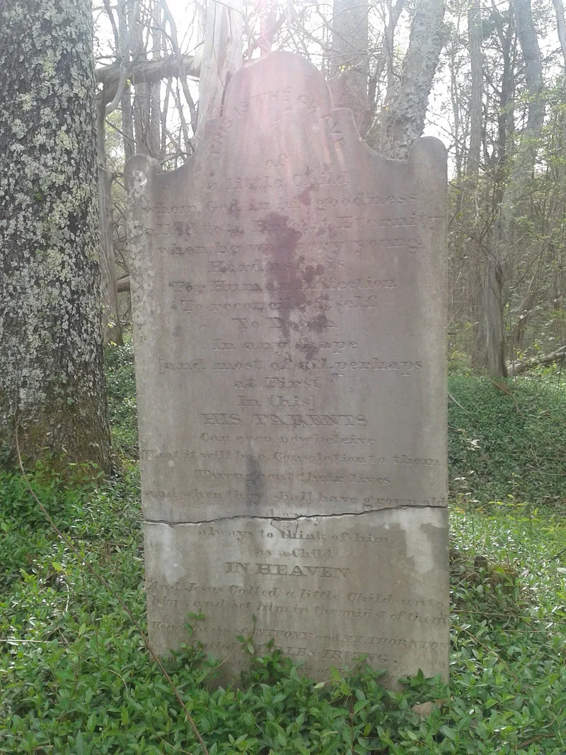 Thornton, Charles Irving, Tombstone, Cumberland, Virginia
