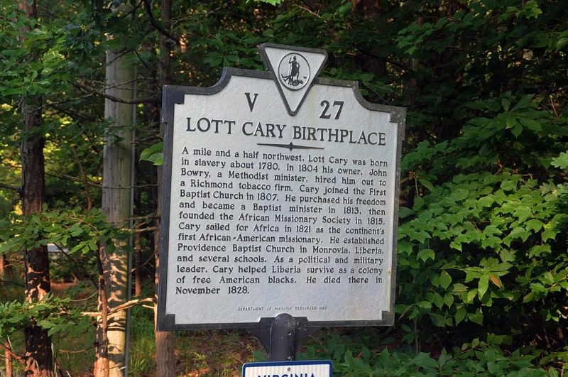 Cary, Lott, Birth Site, Charles City, Virginia
