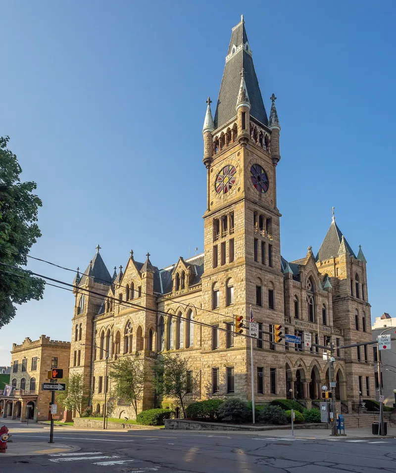 Municipal Building and Central Fire Station, 340, Scranton, Pennsylvania