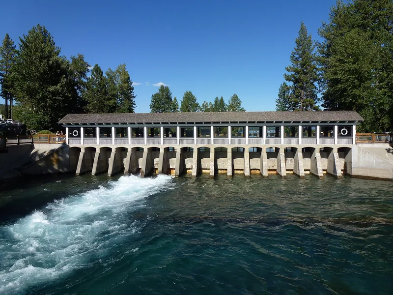 Lake Tahoe Dam, Tahoe City, California