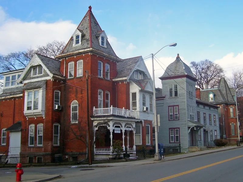 Market Street Row, Poughkeepsie, New York