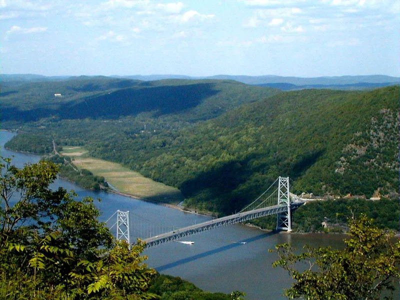 Bear Mountain Bridge and Toll House, Stony Point, New York