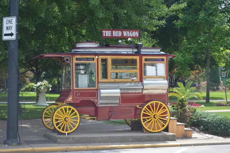 Red Popcorn Wagon, Sandusky, Ohio