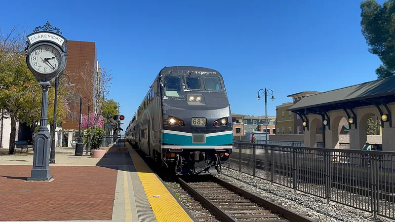 Atchison, Topeka, and Santa Fe Railroad Station, Claremont, California
