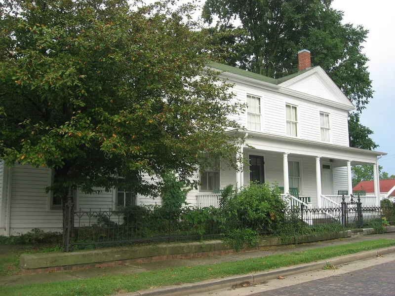 Rutherford, Dr. Hiram, House and Office, Oakland, Illinois