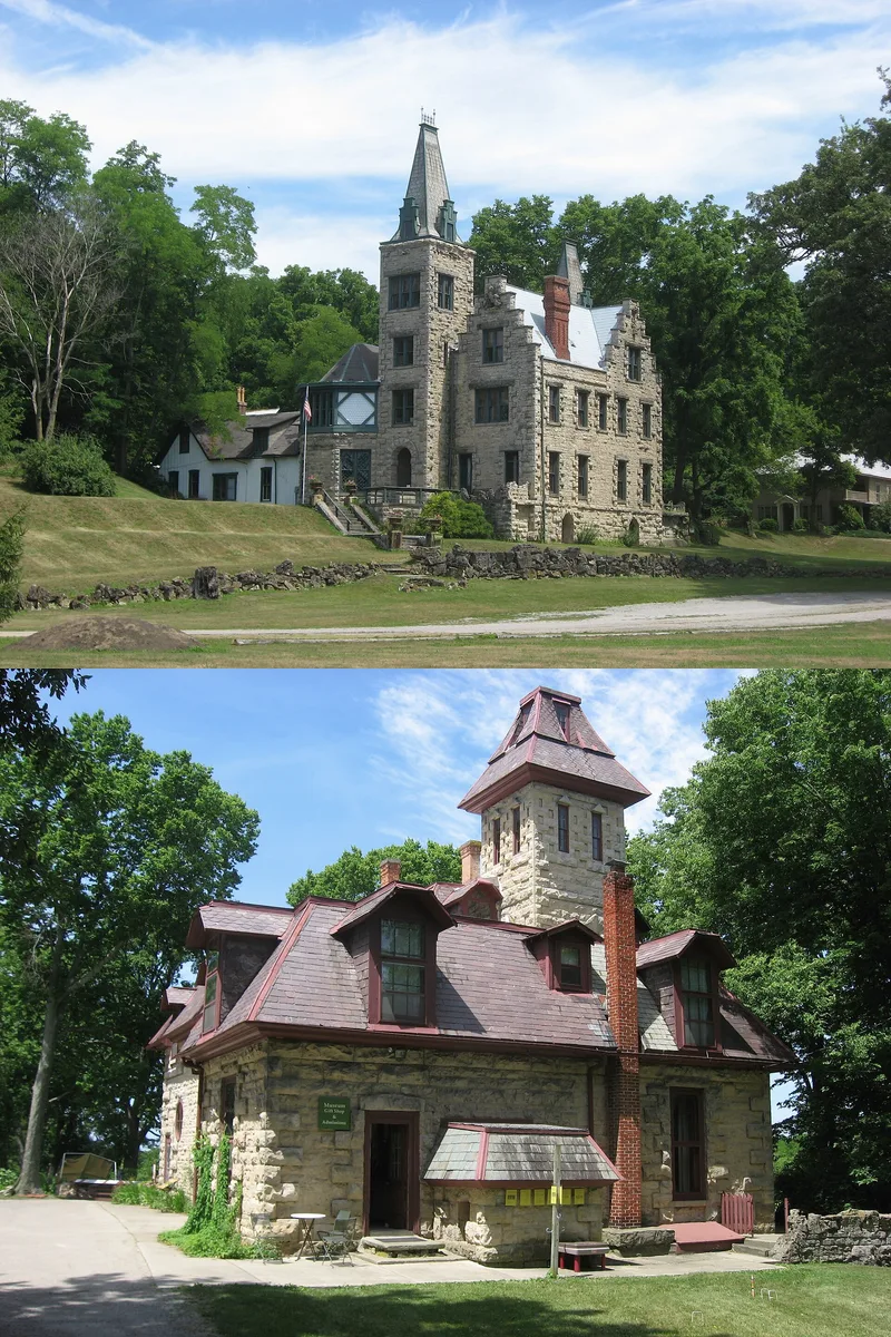 Piatt, Abram S., House and Piatt, Donn S., House, West Liberty, Ohio