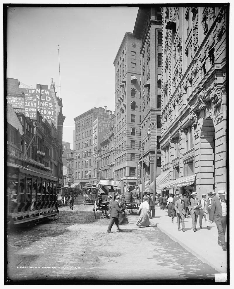 Newspaper Row, Boston, Massachusetts