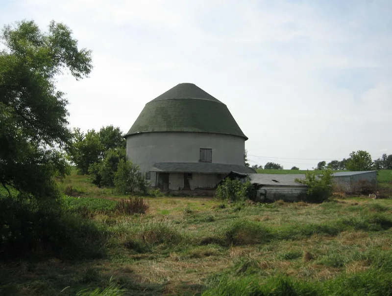 Fehr, Charles, Round Barn, Orangeville, Illinois