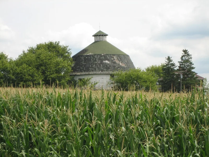 Bruce, James, Round Barn, Freeport, Illinois