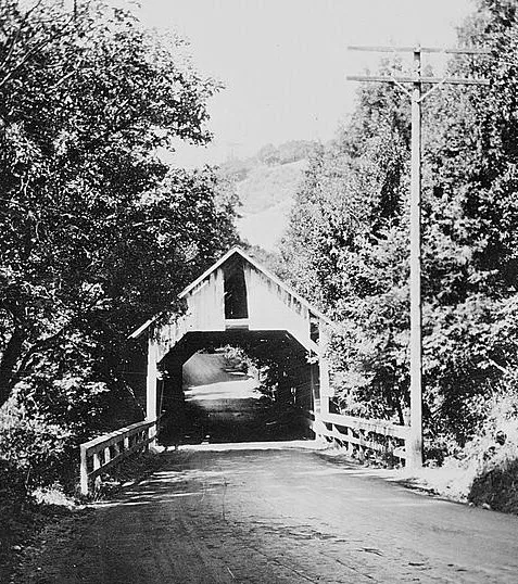 Glen Canyon Covered Bridge, Santa Cruz, California