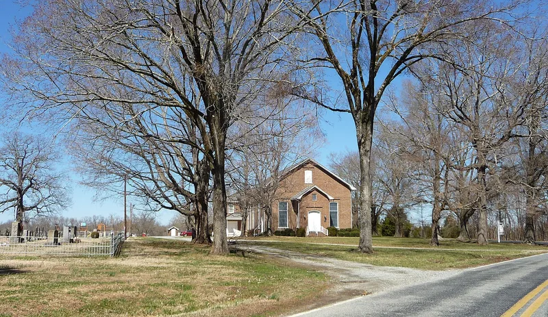 Cross Roads Presbyterian Church and Cemetery and Stainback Store, Mebane, North Carolina
