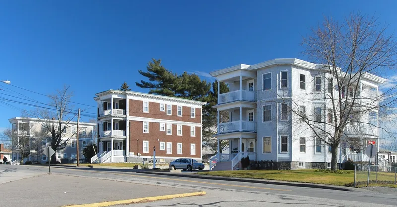 Buildings at 80 and 88 W. Brittania St., Taunton, Massachusetts