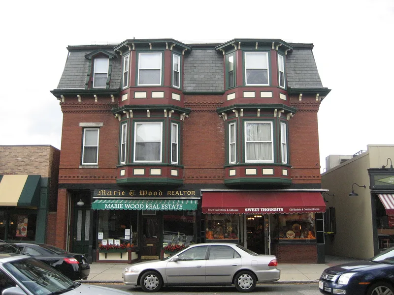 Larrabee's Brick Block, Melrose, Massachusetts