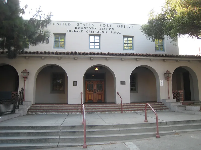 US Post Office-Burbank Downtown Station, Burbank, California