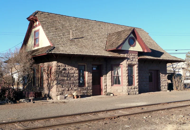 NCO Railway Depot, Alturas, California
