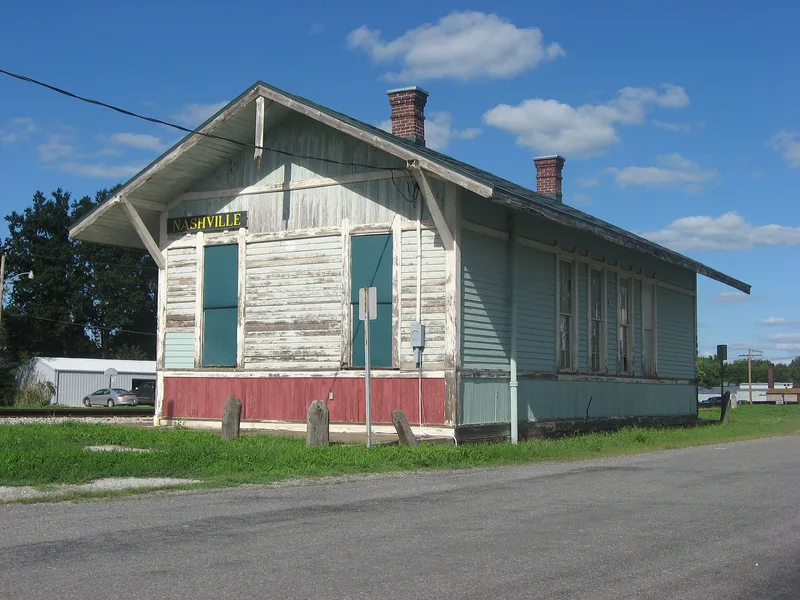 Louisville and Nashville Depot, Nashville, Illinois
