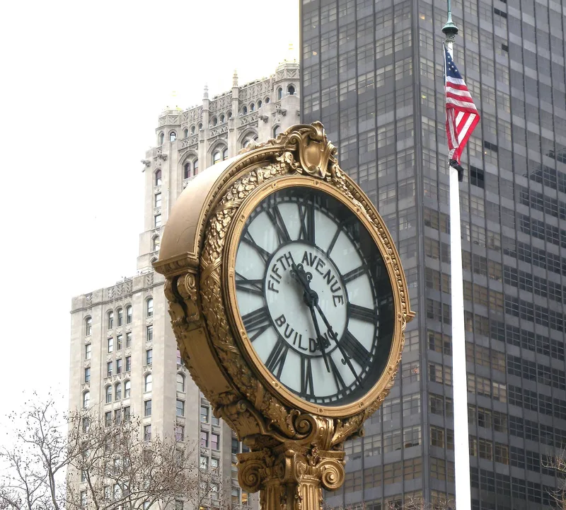 Sidewalk Clock at 200 5th Avenue, Manhattan, New York, New York