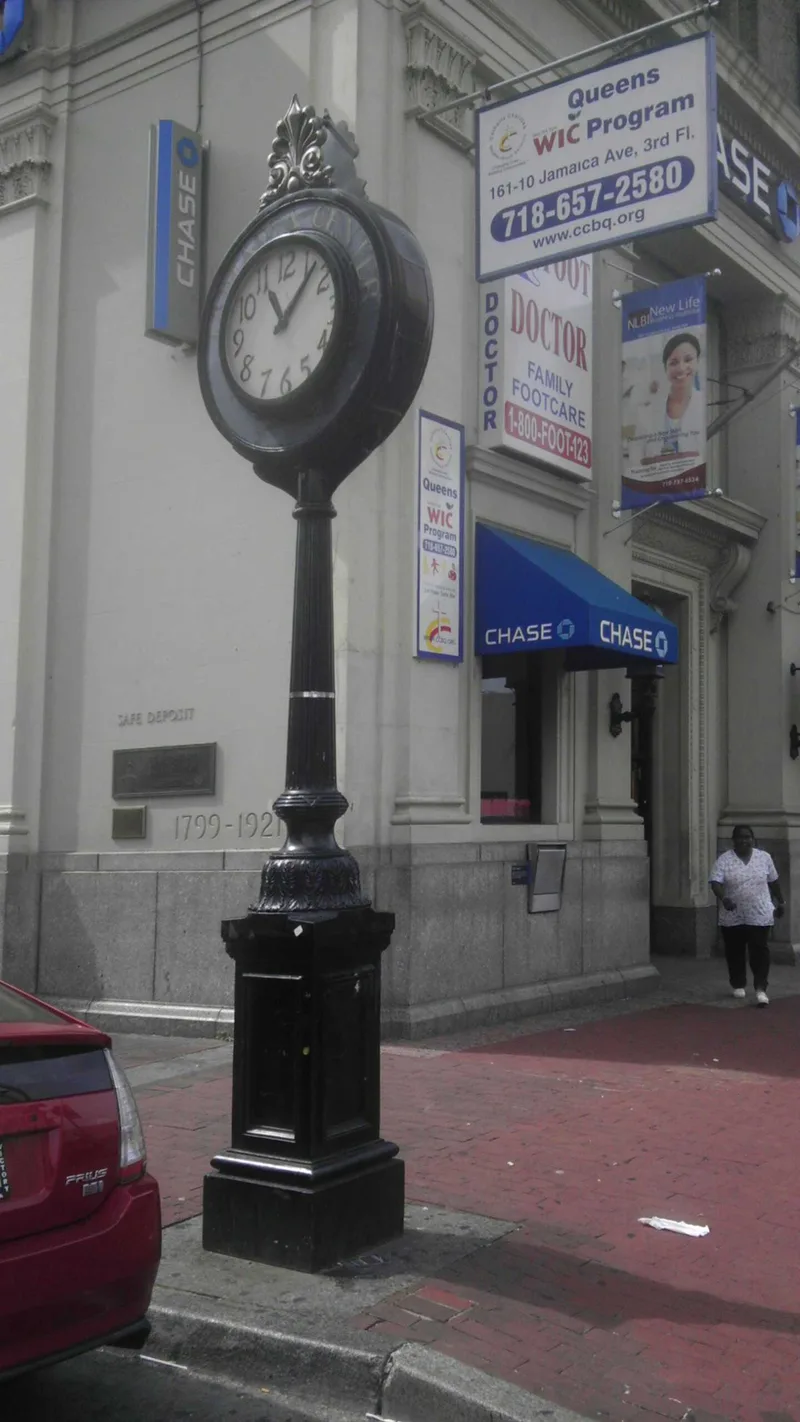Sidewalk Clock at 161-11 Jamaica Avenue, New York, NY, New York, New York