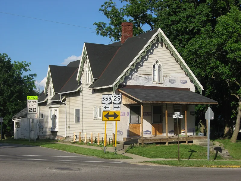 Burnham, Henry, House, Mechanicsburg, Ohio