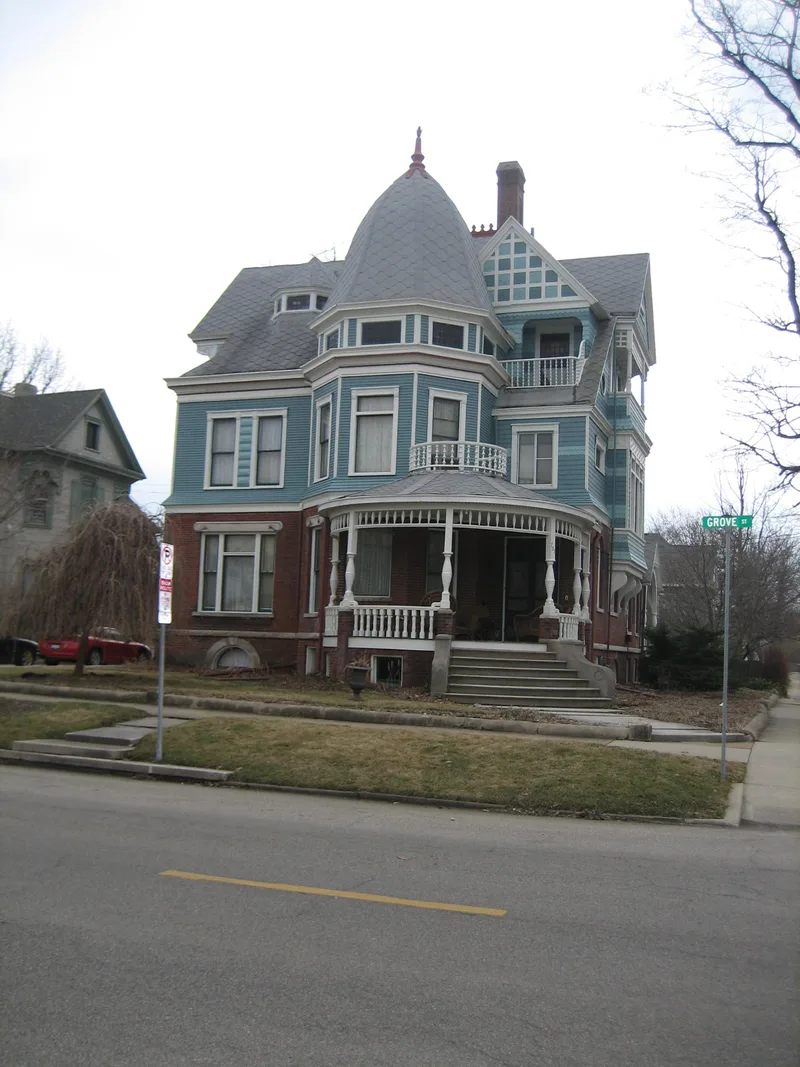 Cox, George H., House, Bloomington, Illinois