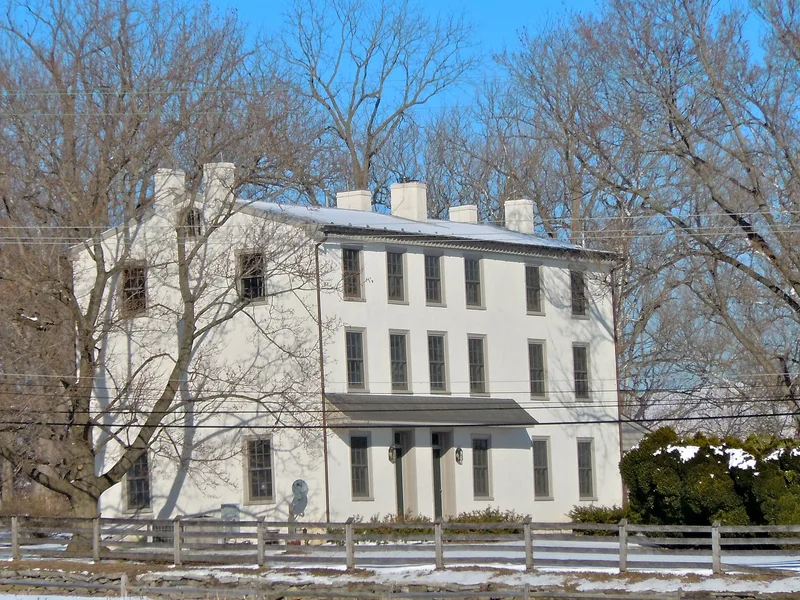 Hoopes, Cyrus, House and Barn, W. Marlborough Township, Pennsylvania