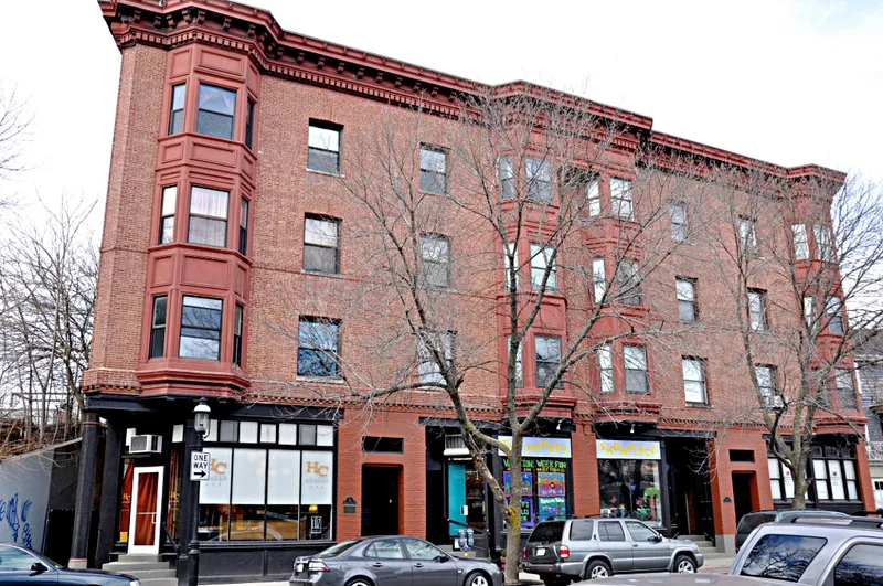 Building at 30-34 Station Street, Brookline, Massachusetts