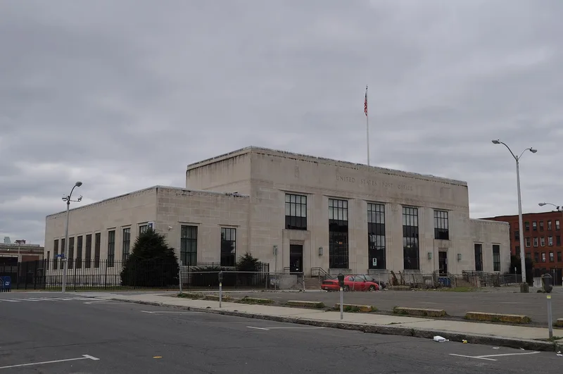 US Post Office-Holyoke Main, Holyoke, Massachusetts