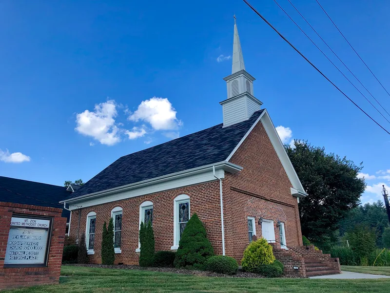 Mount Zion United Methodist Church, Crabtree, North Carolina