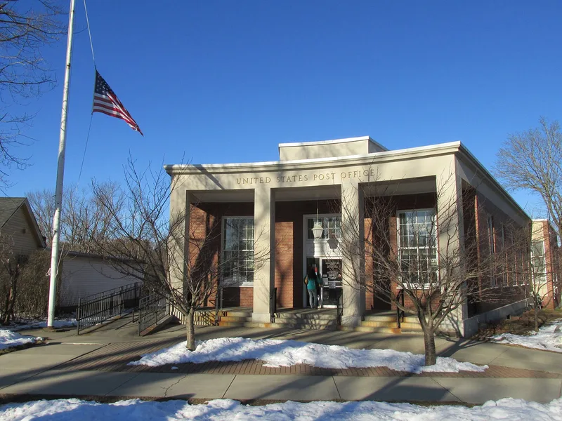 US Post Office-South Hadley Main, South Hadley, Massachusetts