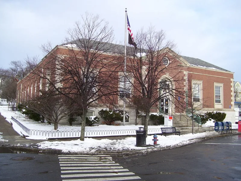 US Post Office-Somerville Main, Somerville, Massachusetts
