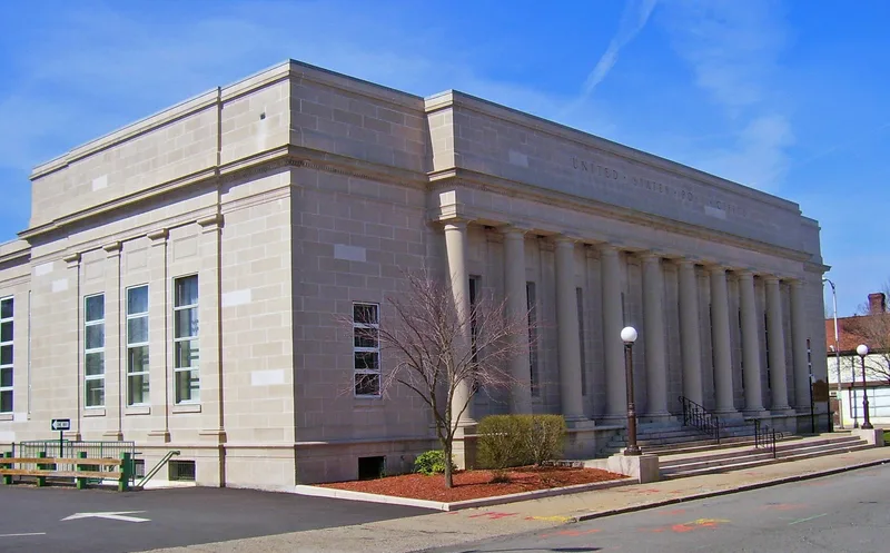 US Post Office-Attleboro Main, Attleboro, Massachusetts