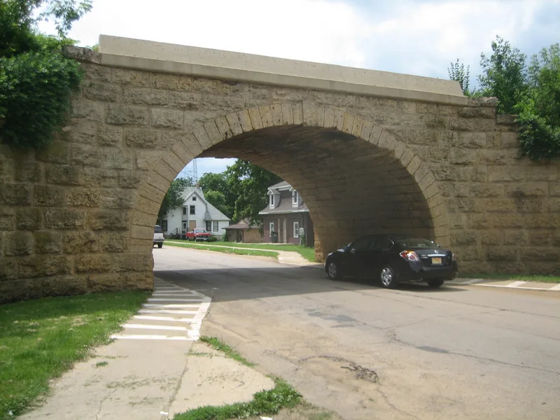 Illinois Central Stone Arch Railroad Bridges, Dixon, Illinois