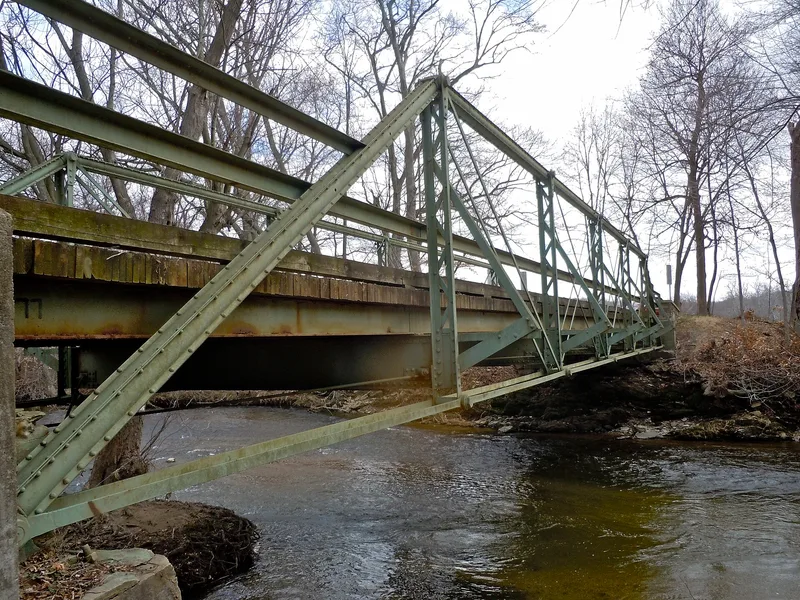 Bridge in West Fallowfield Township, Steelville, Pennsylvania