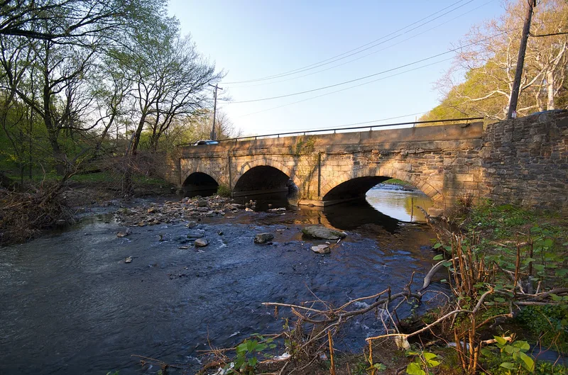 Adams Avenue Bridge in Philadelphia, Philadelphia, Pennsylvania