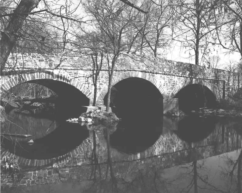Fagleysville Road Bridge Crossing Swamp Creek, Fagleysville, Pennsylvania