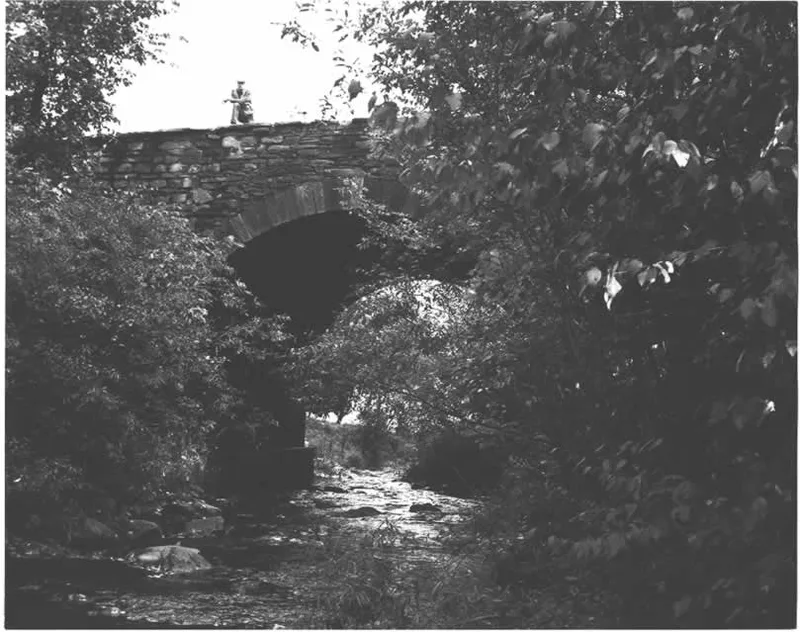 Bridge in Dreher Township, Haags Mill, Pennsylvania
