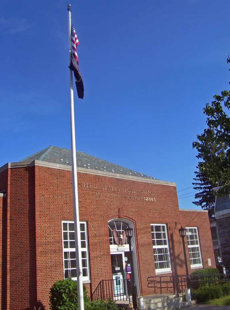 US Post Office-Lake George, Lake George, New York