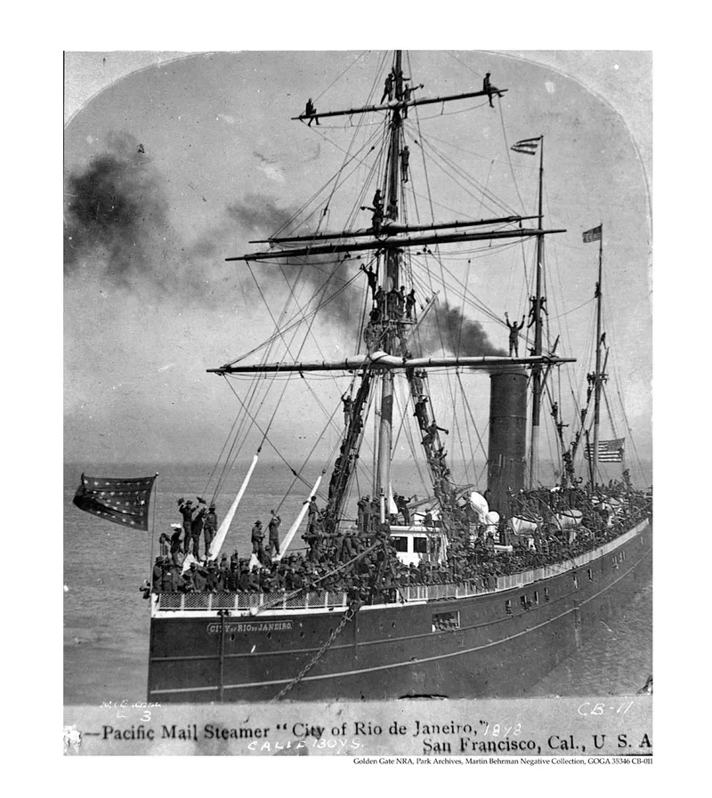 SS RIO DE JANEIRO Shipwreck, San Francisco, California