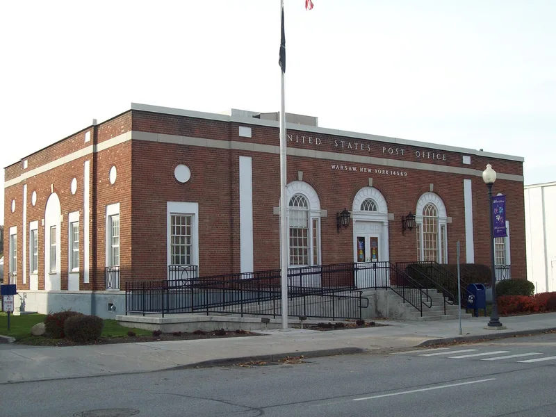 US Post Office-Warsaw, Warsaw, New York