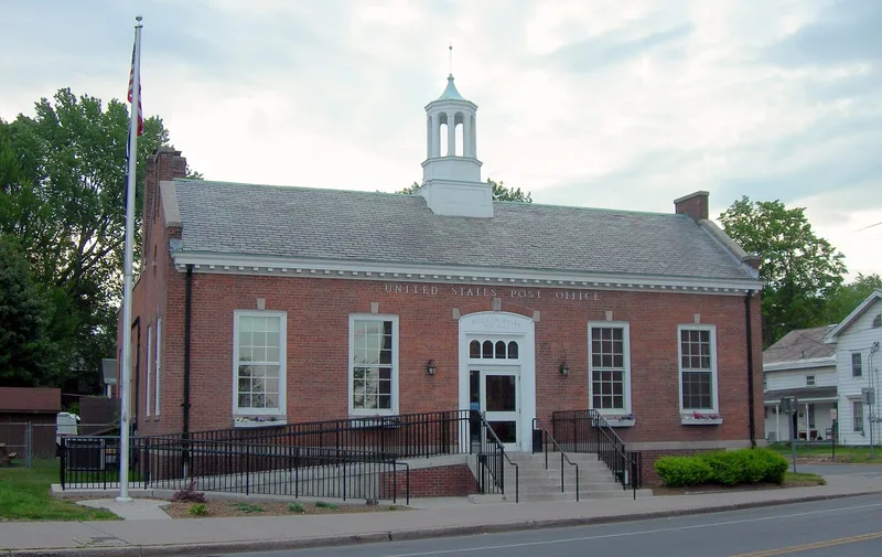 US Post Office-Hudson Falls, Hudson Falls, New York