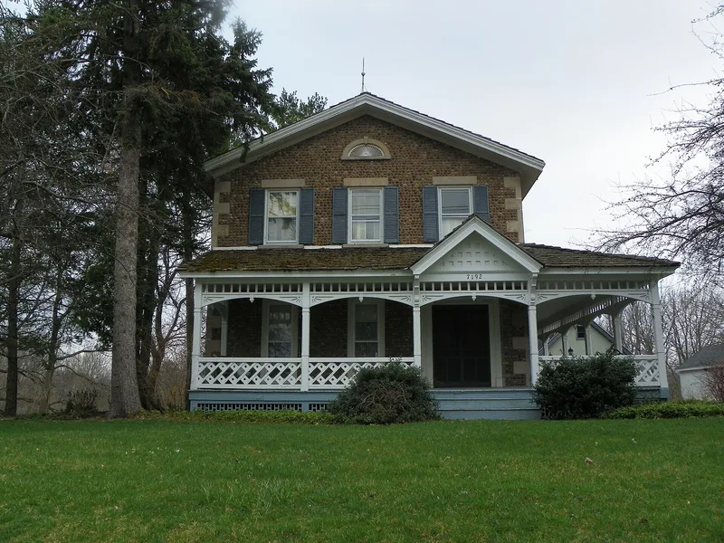 Barnard Cobblestone House, Lima, New York