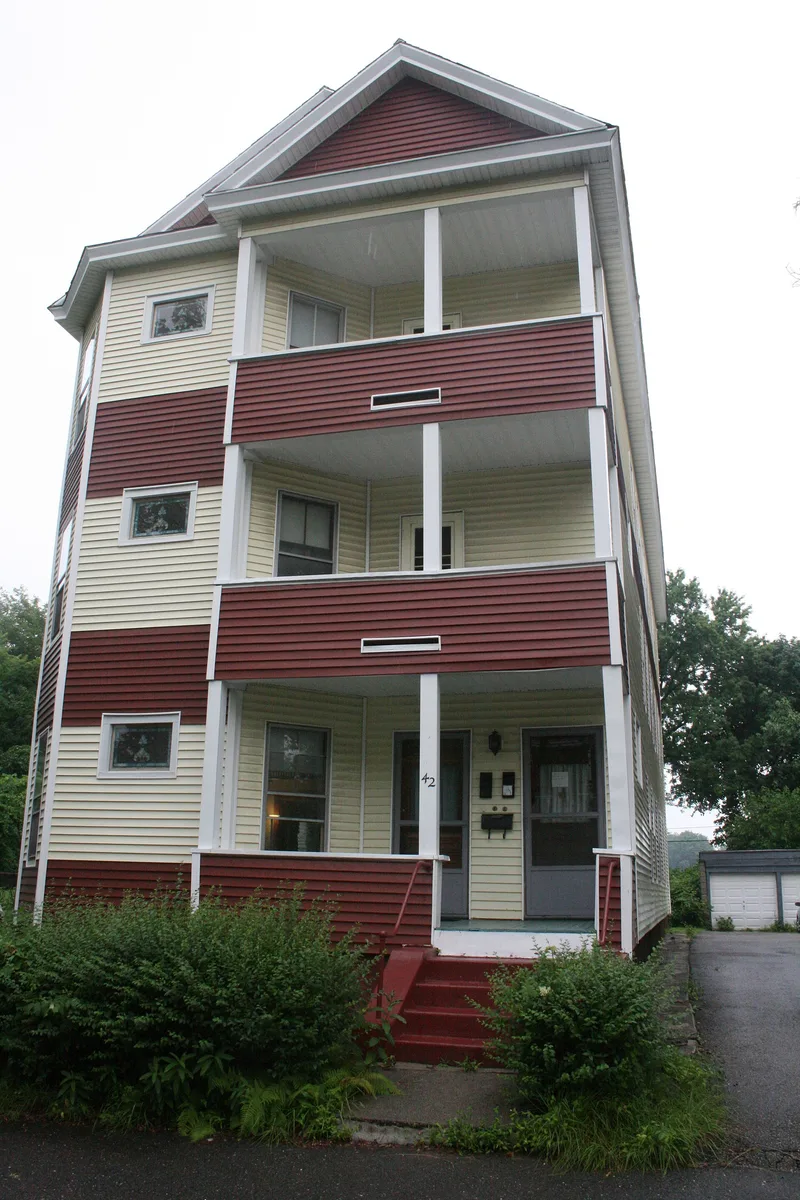 Drew, Elvira, Three-Decker, Worcester, Massachusetts