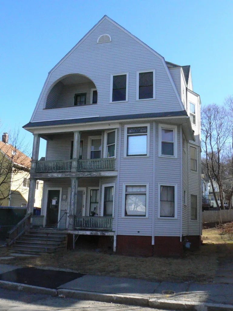 Gullberg, Evert, Three-Decker, Worcester, Massachusetts