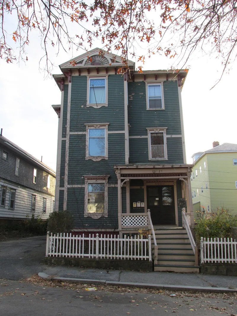 Doran, Thomas F., Three-Decker, Worcester, Massachusetts