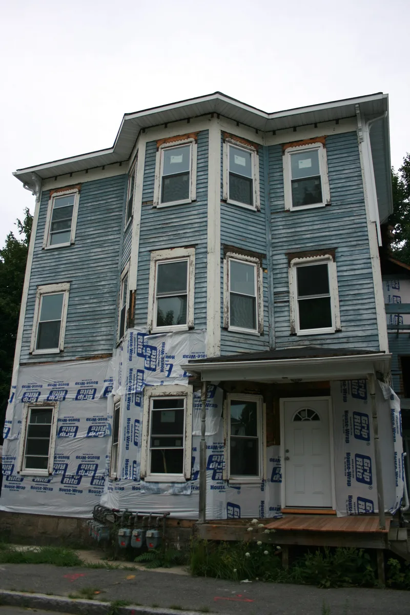 Johnson, John, Three-Decker, Worcester, Massachusetts