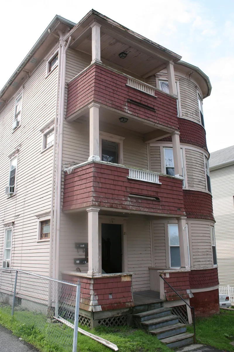 Hunt, David, Three-Decker, Worcester, Massachusetts